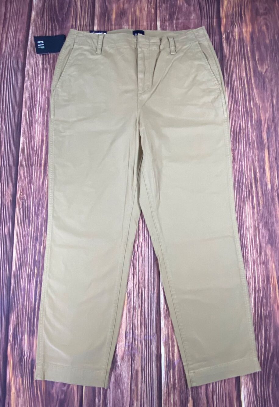 Gap Women’s Size 12 Slim Ankle Pants Tan Stretch Work Casual NWT